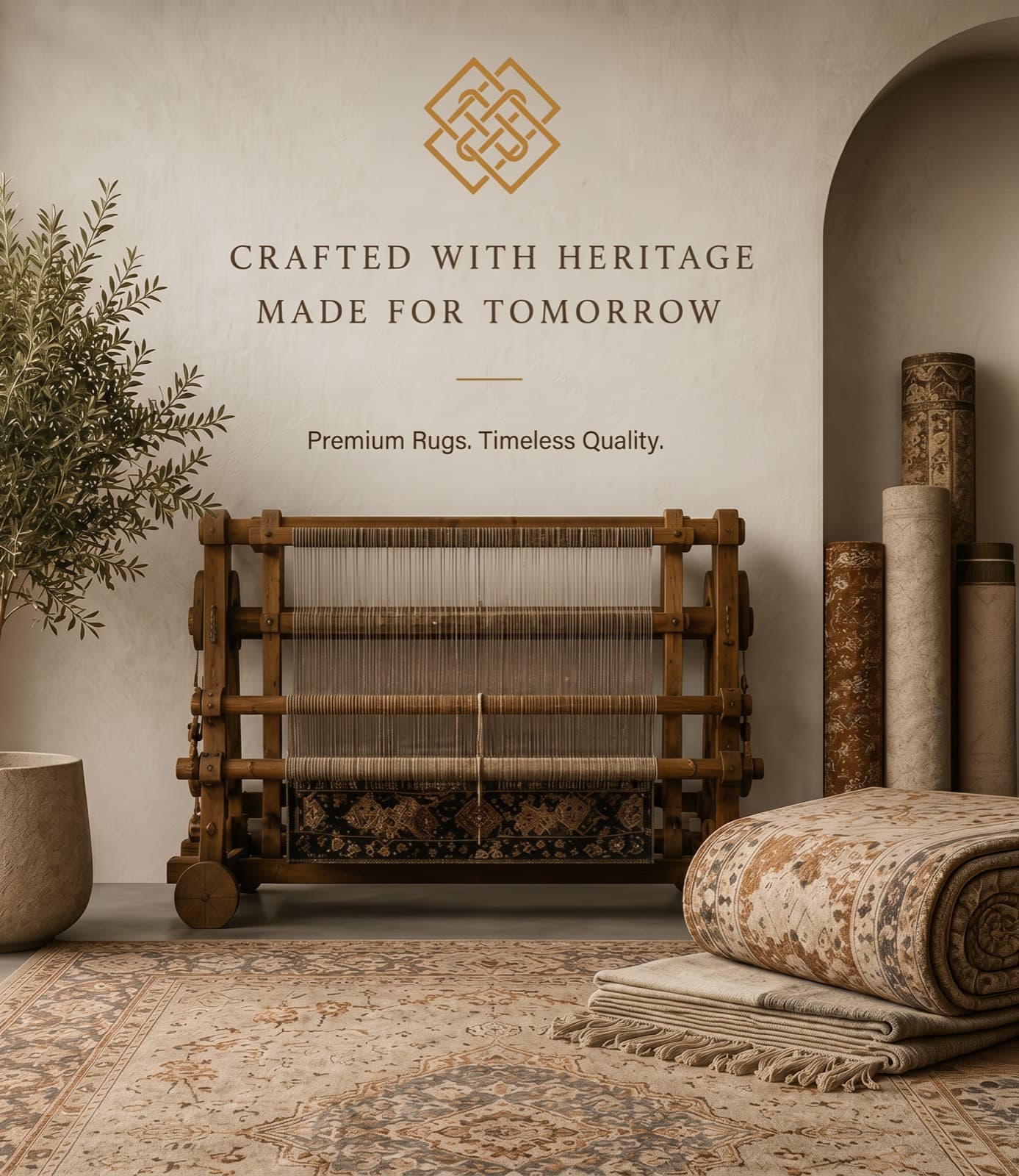 Handmade rug for trade buyers